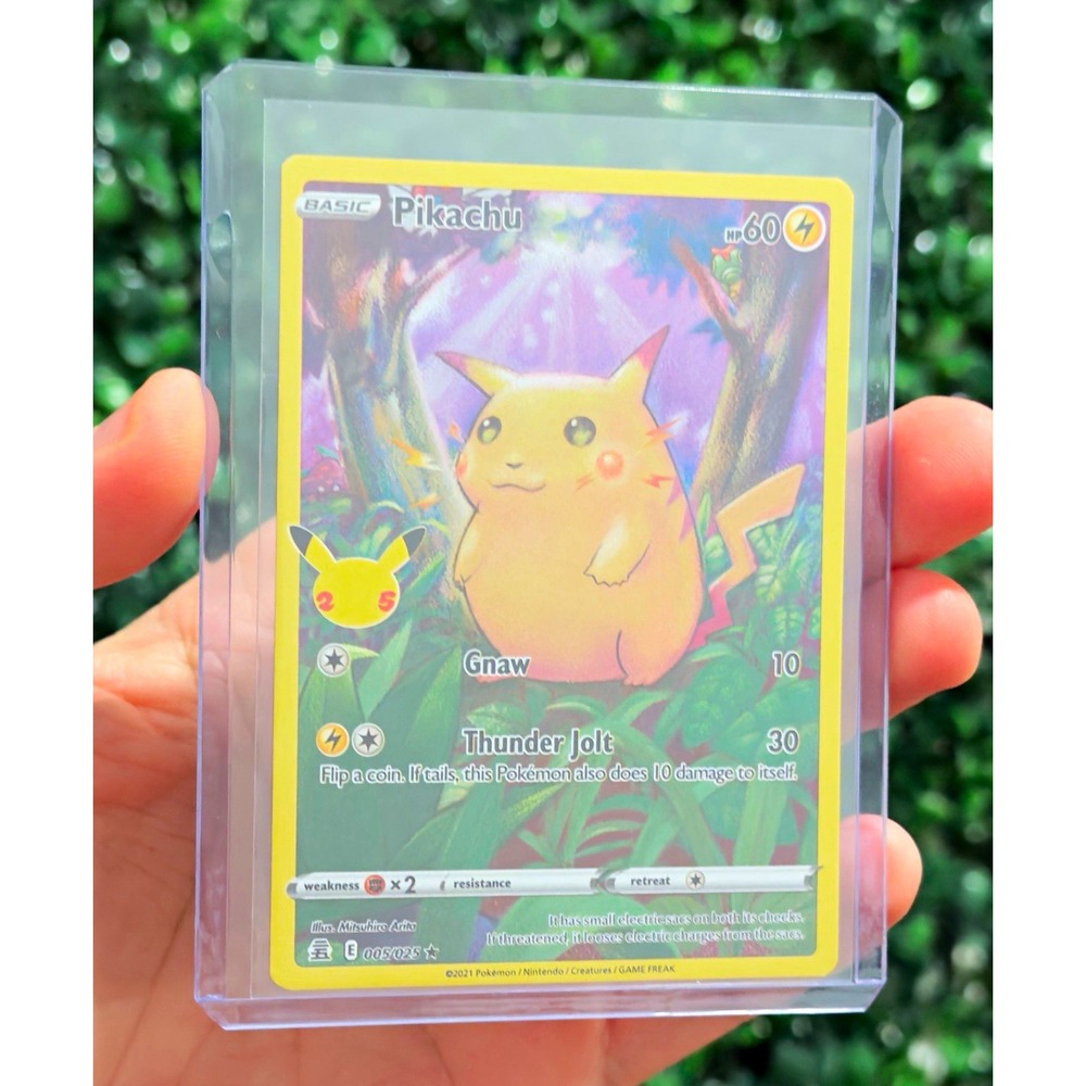 The Pokemon Company Pikachu 005/025 Celebrations Holo 25th Anniv 2021 Eng